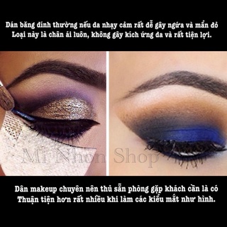 [MNS] 10 miếng dán giấy vải tạo hình / chống lem cho makeup mắt kiểu tây
