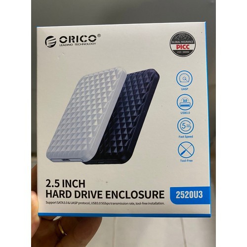 Box Ổ Cứng 2.5 inch SATA USB 3.0 Orico 2520U3 - Bảo Hành 12 Tháng Đổi Mới