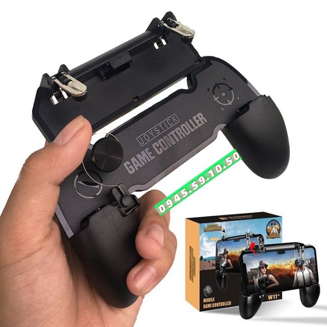 Tay cầm game W11+ Có Nút Bắn/ Nút di chuyển Cho Điện Thoại chơi Pubg, Ros, Free Fire Controller