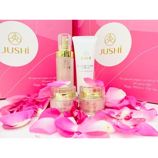 Bô sản phẩm dưỡng da nhật bản, bộ sản phẩm jushi gold glitter