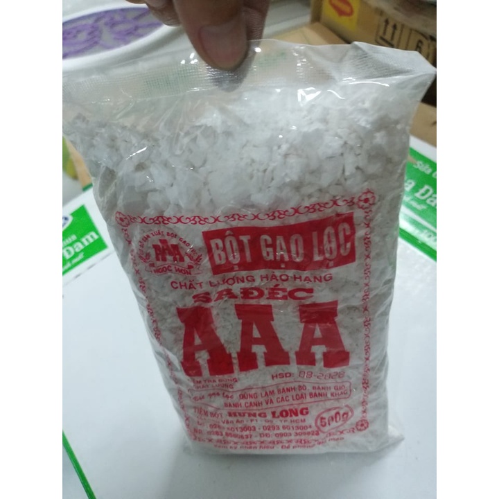 Bột gạo lọc AAA 500g Hưng Long/ Bửu Anh/ Bột gạo Bò Nguyệt anh