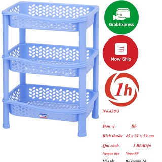 KỆ CHÉN LỠ DUY TÂN 3 TẦNG -Kích thước 45 x 31 x 59 cm