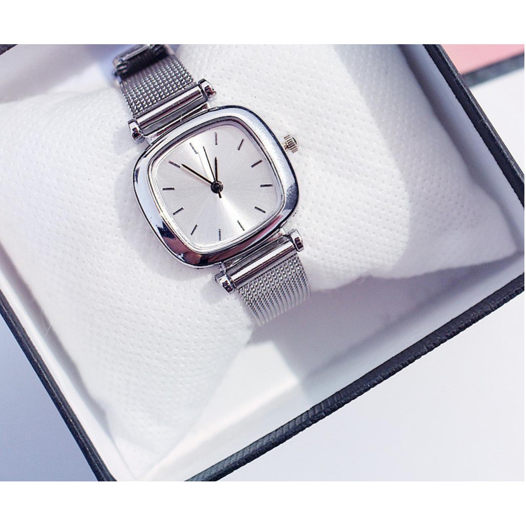 ĐỒNG HỒ NỮ DÂY DA HAZO D190 MẶT VUÔNG THỜI TRANG CỰC ĐẸP | BigBuy360 - bigbuy360.vn