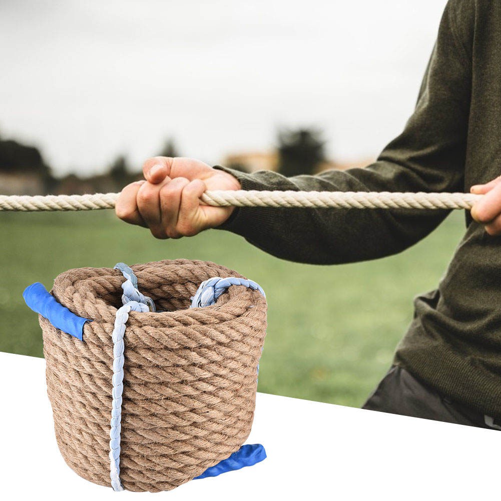 Outdoor Rope Jute Twine Jute Rope Durable Sport Climbing Tug-Of-War Bundling String