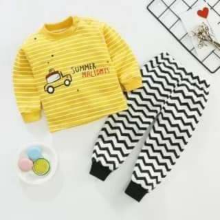 Bộ nỉ bông quảng châu cho bé
