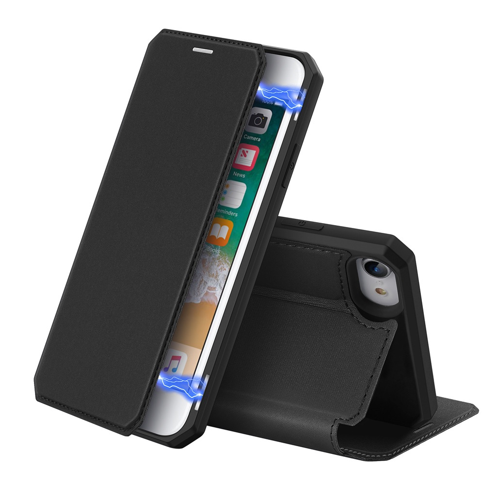 Bao da điện thoại da PU dạng ví tản nhiệt thích hợp cho Iphone 7 8 Plus 7 8