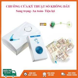 Giá Hot Chuông Cửa, Chuông Kỹ Thuật Số Không Dây - Âm Lượng Lớn, Nhạc Phông Phú, An Toàn. Bảo Hành Uy Tín. Mua Ngay!