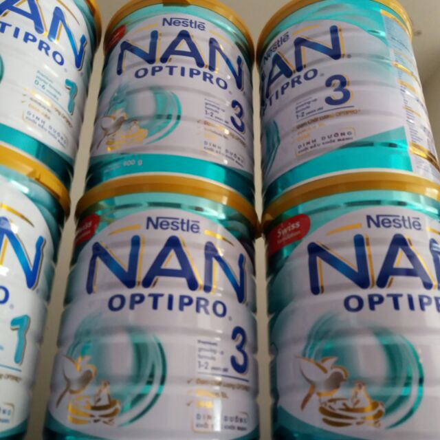 Sữa Nan nestle optipro số 3 lon 900g cho bé từ 1-2 tuổi.