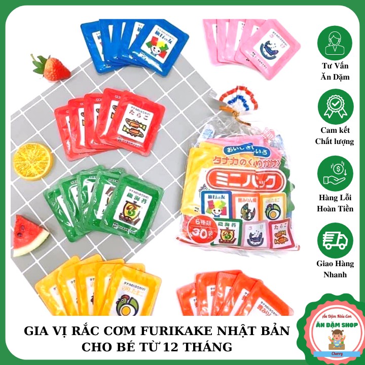 Gia vị rắc cơm FURIKAKE Nhật Bản cho bé từ 12 Tháng - DATE 09/2022