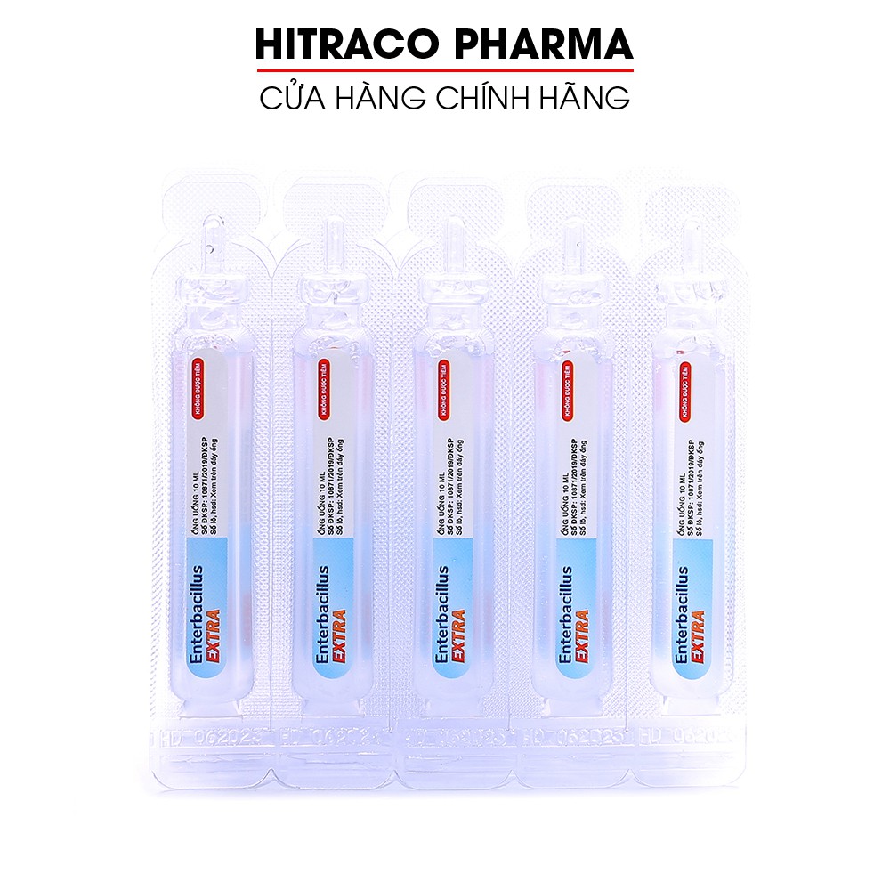 Men Tiêu Hóa Cho Bé Enterbacillus Extra bổ sung 2 tỷ lợi khuẩn, giảm rối loạn tiêu hóa Hộp 20 ống