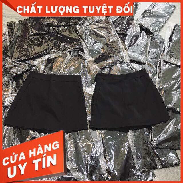 Chân váy A tuyết mưa có quần trong hàng thiết kế có túi- ko phải vải thun