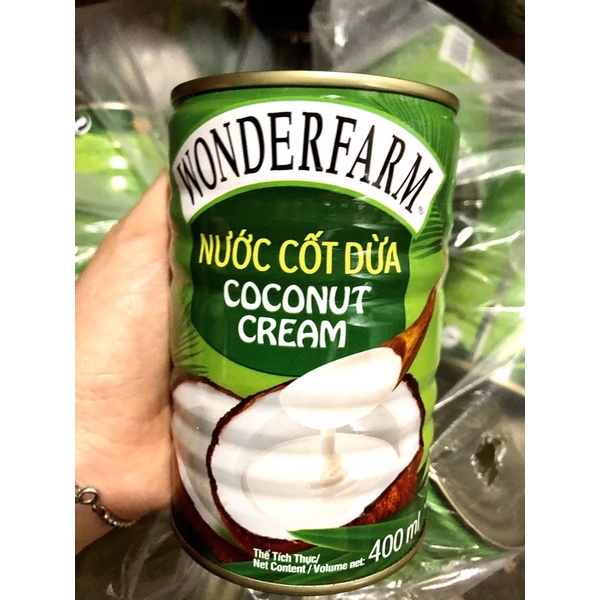 cốt dừa lon 400ml