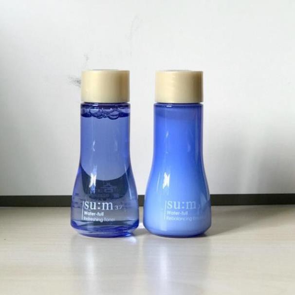 [GIÁ CÔNG PHÁ]- COMBO NƯỚC HOA HỒNG VÀ SỮA DƯỠNG SU:M37 WATER FULL 20ml x 2