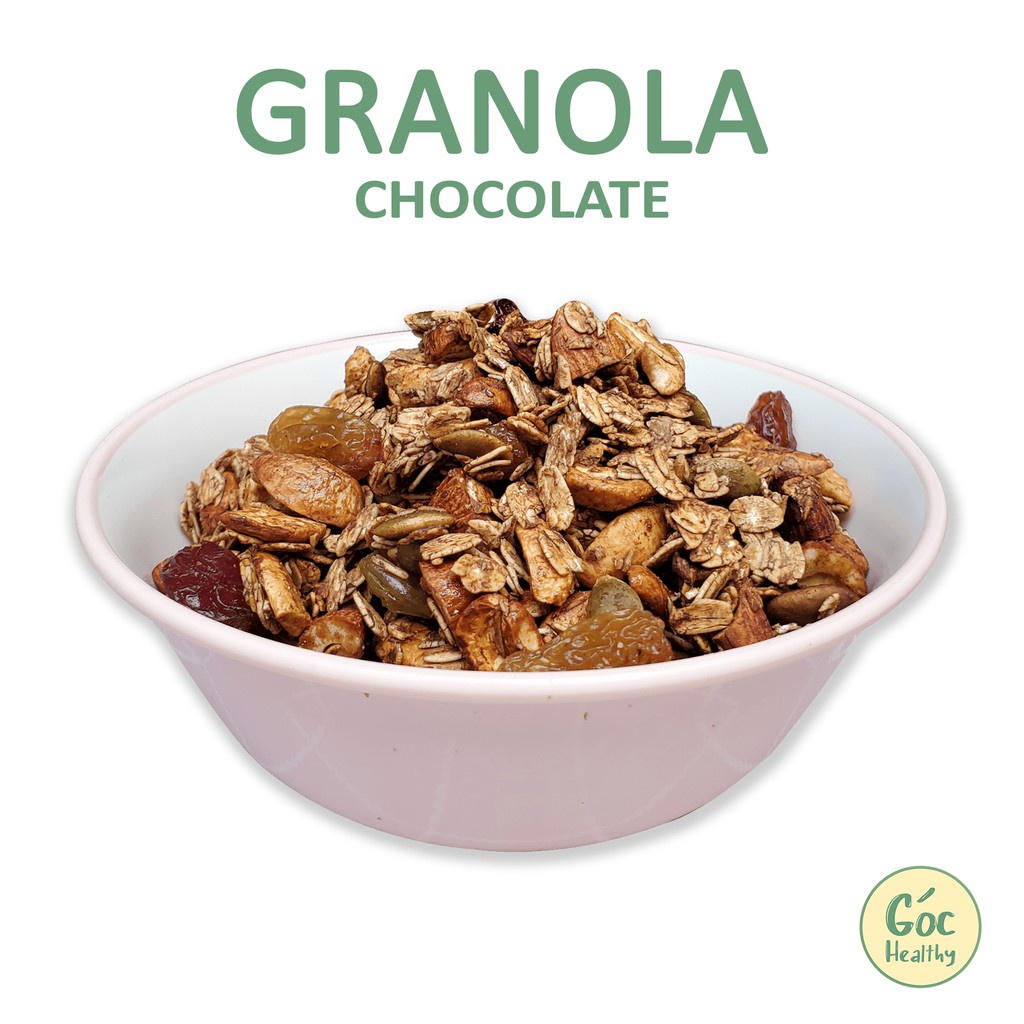Combo Granola MẬT ONG + CHOCOLATE ngũ cốc ăn kiêng giảm cân - Góc healthy