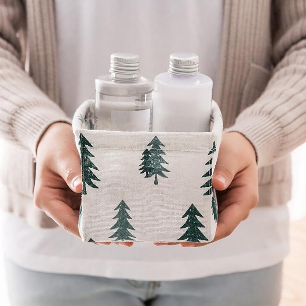 Túi vải đựng mỹ phẩm trang điểm tiện dụng