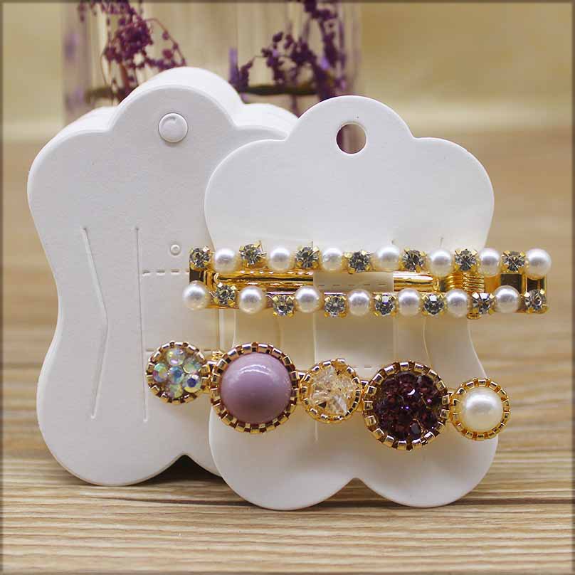 Set 100 Kẹp Tóc Họa Tiết Đá Hoa Cương Sang Trọng