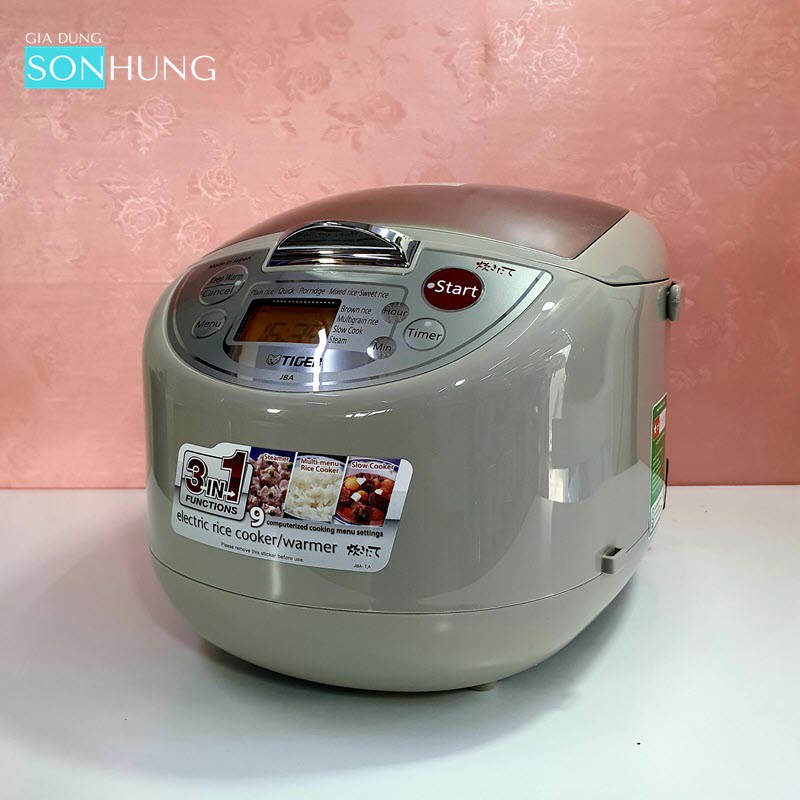 Nồi cơm điện tử Tiger JBA-T18W Dung tích 1.8 lít [BẢO HÀNH CHÍNH HÃNG] sản xuất tại Nhật Bản