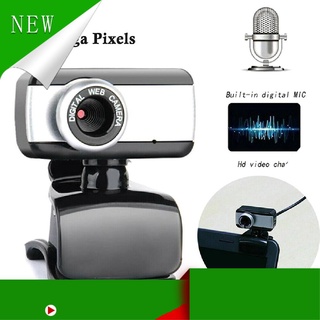 [Mẫu mới] Webcam Usb 2.0 Hd Kỹ Thuật Số Có Thể Xoay Được Kèm Micro Cho Máy Tính