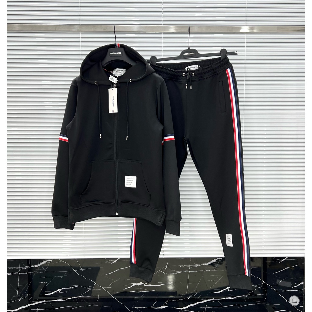 🔥Hot🔥Bộ nỉ Thom Browne áo có mũ thiết kế hot trend Nam Nữ Thu Đông 2022