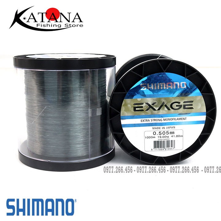 Cước câu Shimano Exage cuộn 1000m