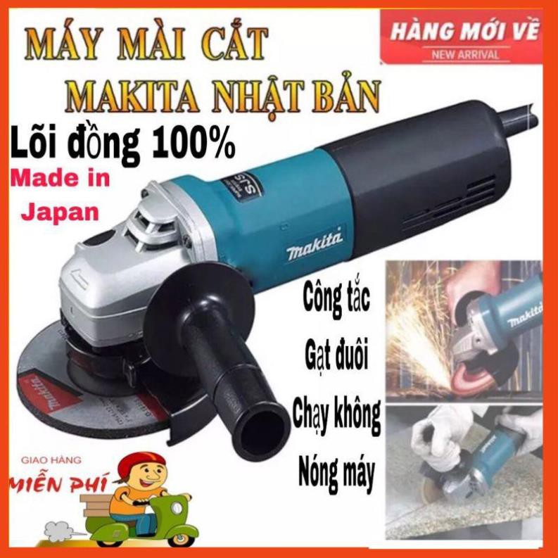 Máy mài, máy cắt cầm tay MAKITA 9556, Công suất 860W Lõi Đồng, Máy cắt sắt, tường, gỗ -