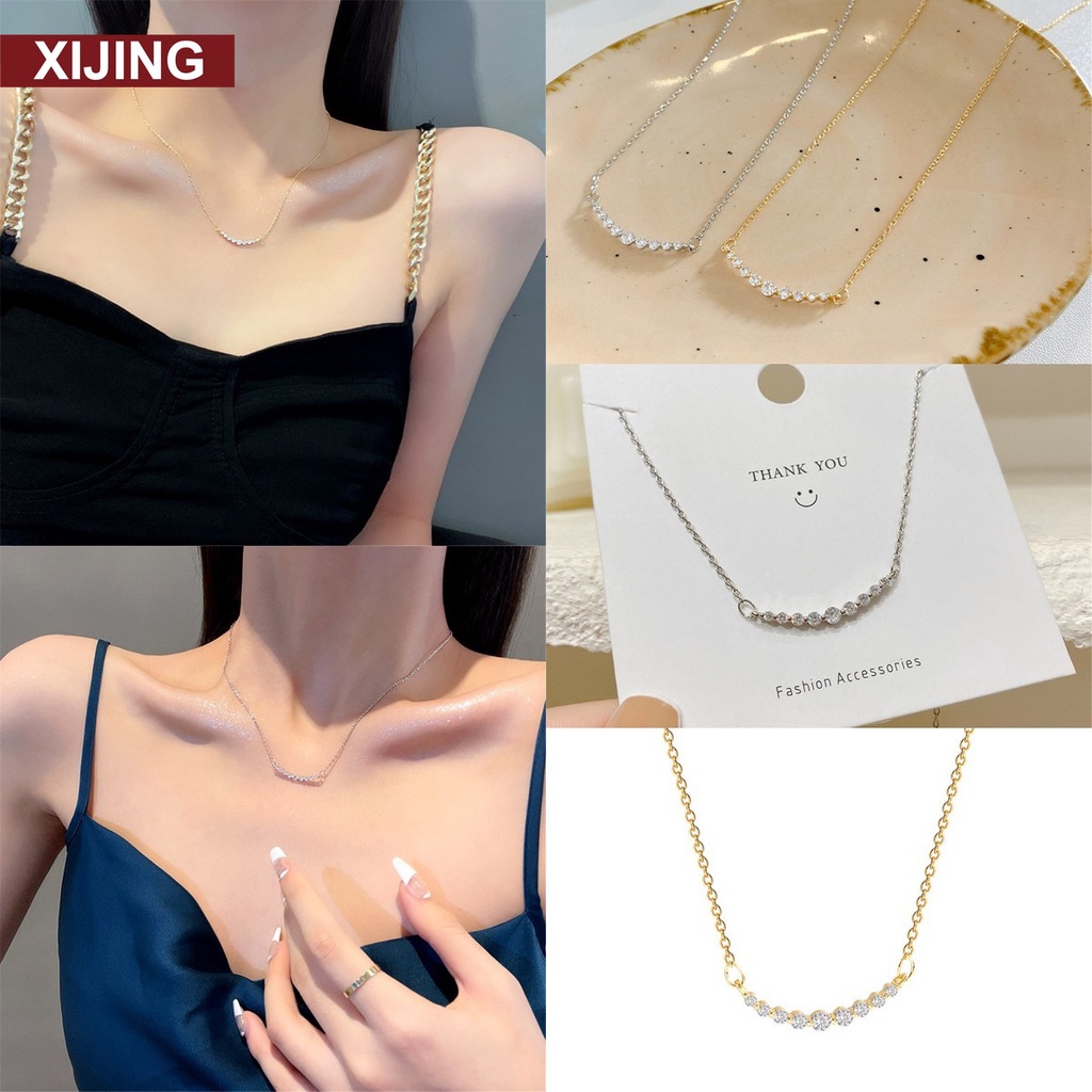 Vòng cổ phát sáng cho thấy xương quai xanh thời trang cho nữ XJ