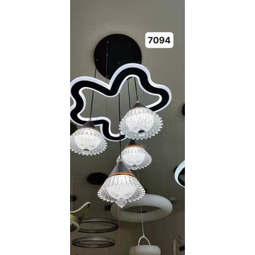 Đèn thả bàn ăn  - đen  thả trần -   đèn thả trang phòng bếp, bảo hành 24 tháng