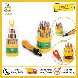 Hộp tua vít 31 đầu vít đa năng hợp kim thép chống gỉ, xoay mở ốc vít mọi size ốc "