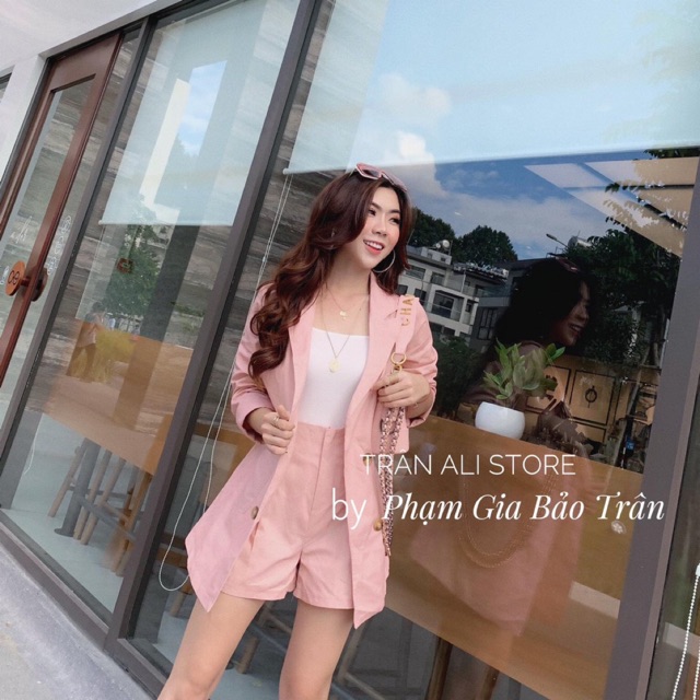 Set áo vest + quần short