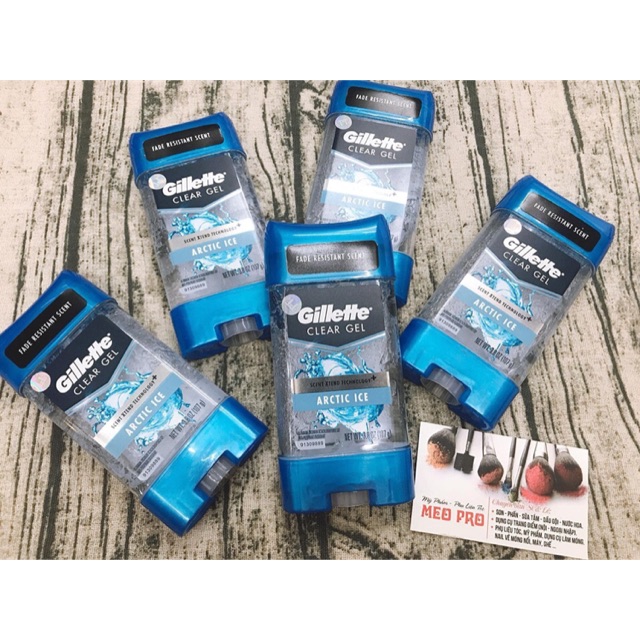 LĂN KHỬ MÙI DẠNG GEL CHÍNH HÃNG GILLETTE
