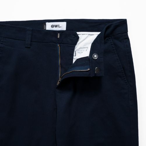 OWL BRAND® - CHINOS PANTS NAVY - QUẦN DÀI KAKI MÀU XANH ĐEN - OWL180521