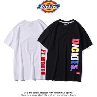 Áo Thun Tay Ngắn Cổ Tròn In Chữ Dickies Thời Trang Unisex