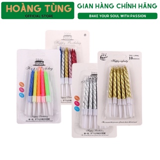 Nến ngắn trang trí bánh kem