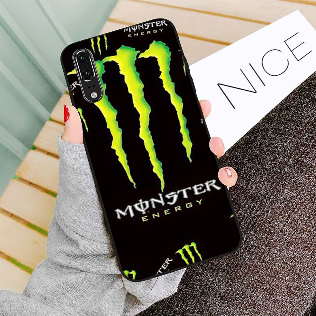 YN95 Monster Energy Silicone Case Soft Cover Huawei P20 P30 Lite P20 P30 P40 Pro Max P Smart 2019