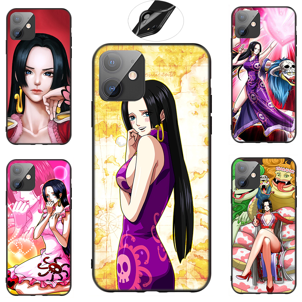 iPhone XR X Xs Max 7 8 6s 6 Plus 7+ 8+ 5 5s SE 2020 Casing Soft Case 70SF One Piece Boa hancock mobile phone case