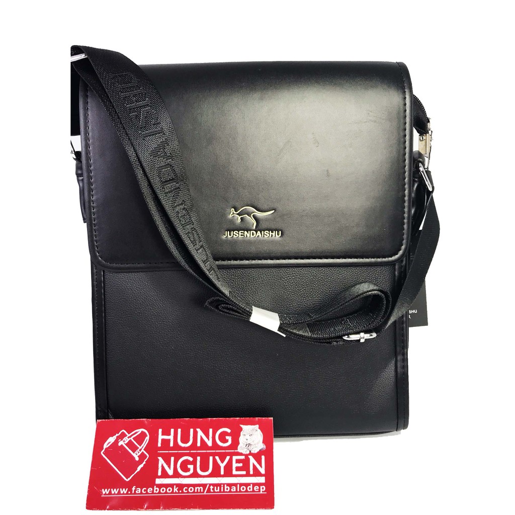 Túi chéo da cứng (dáng đứng) Jusendaisu (Ảnh thật)
