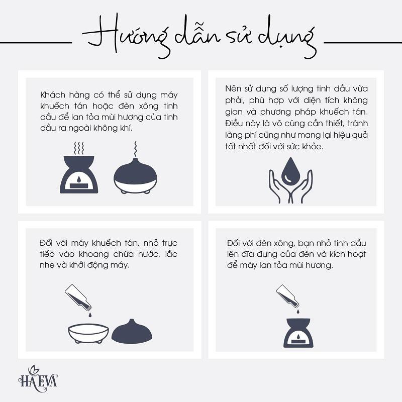 TINH DẦU XÔNG THƠM HƯƠNG TRẦM HaEva