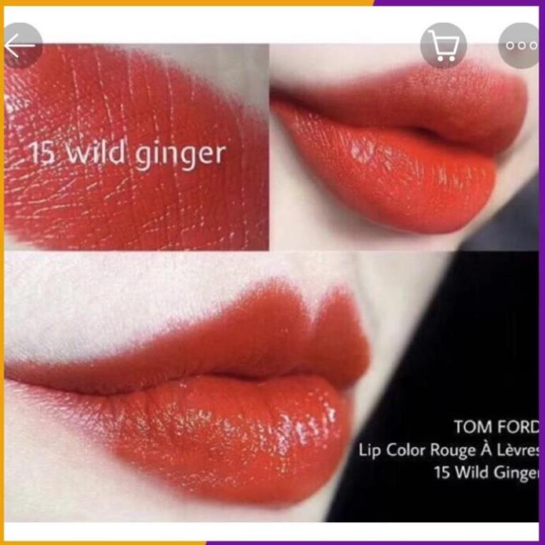 Son Tomford màu15 Wild Ginger cam pha đỏ | BigBuy360 - bigbuy360.vn