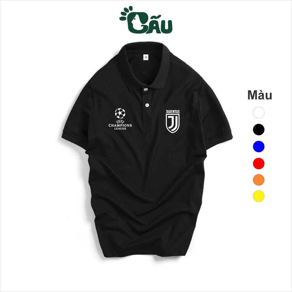 Áo thun Polo GẤU 194 Real - Barcelona - VietNam - Cheleas Unisex vải cá sấu Poly co dãn 4 chiều dày dặn form gerular fit