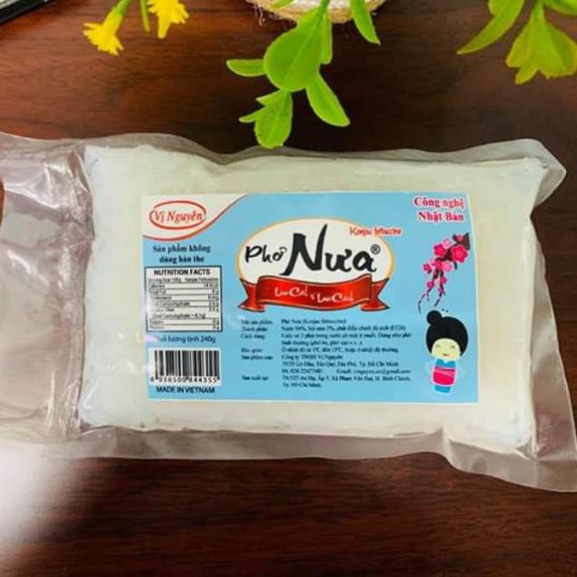 Phở nưa/miến nưa ko tinh bột Ăn kiêng Keto, Das, tiểu đường