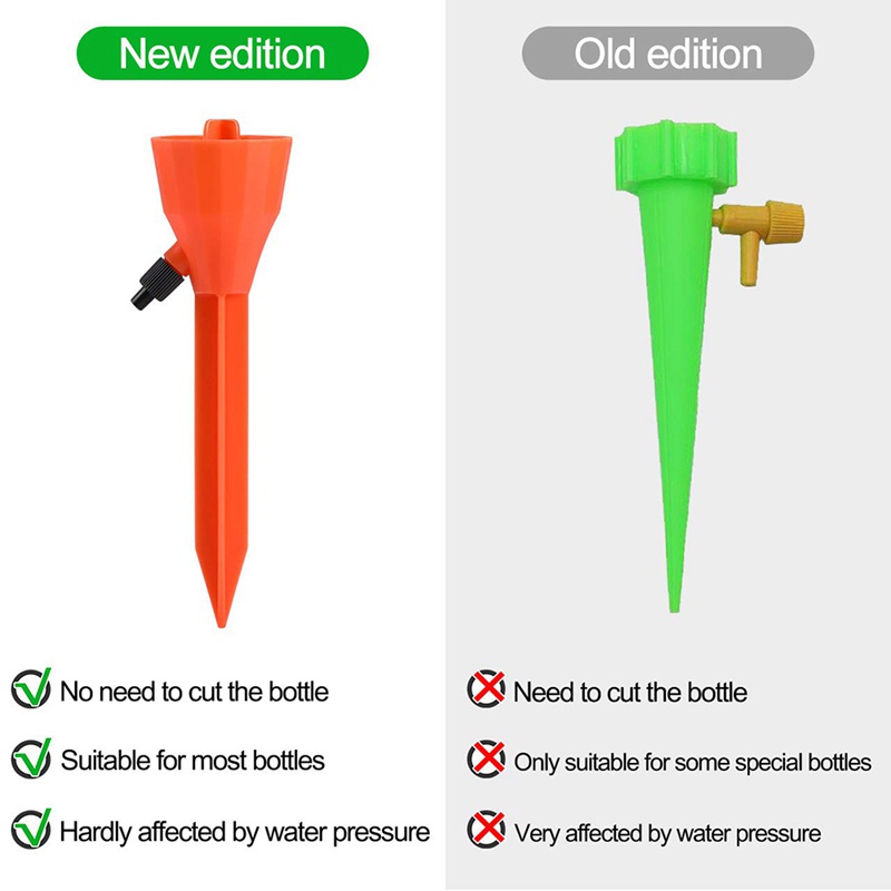 Máy tưới cây , Hệ thống gai tưới cây tự trồng 12PCS với Công tắc van điều khiển nhả chậm , Máy tưới cây tự động