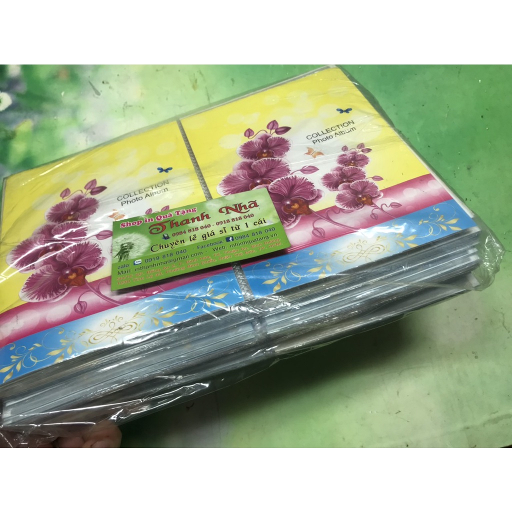 combo 50 cuốn album ảnh 13 x 18cm (giữ được 40 ảnh có ép hoặc không ép)