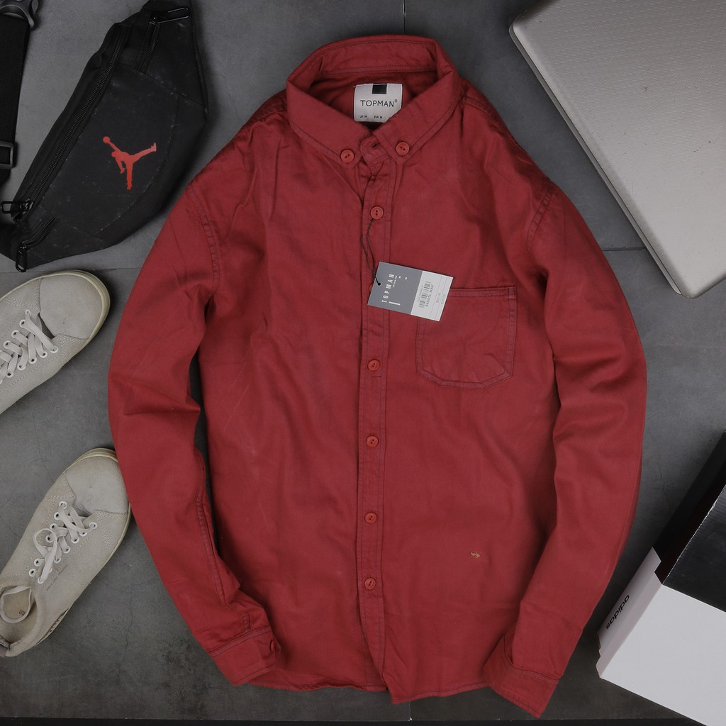 Sơ mi denim nam dài tay VNXK chất đẹp | BigBuy360 - bigbuy360.vn