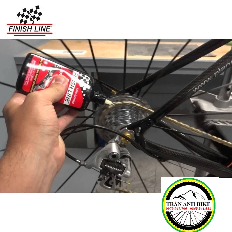 Dầu tra xích líp xe đạp Finish Line Dry 120ml chính hãng