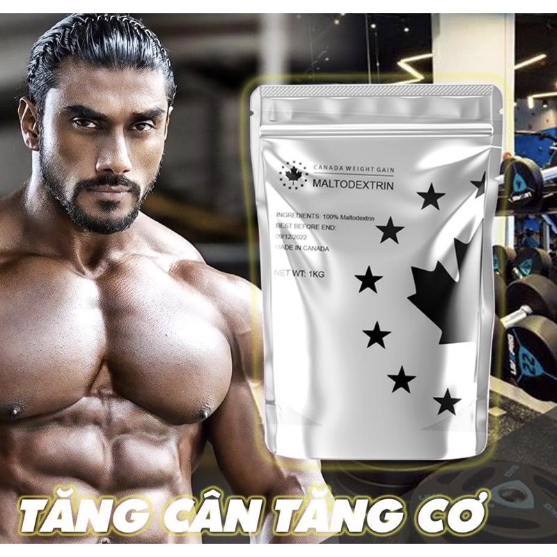 Combo 2 Túi Sữa Tăng Cân Maltodextrin Tặng 1 Bình Lắc