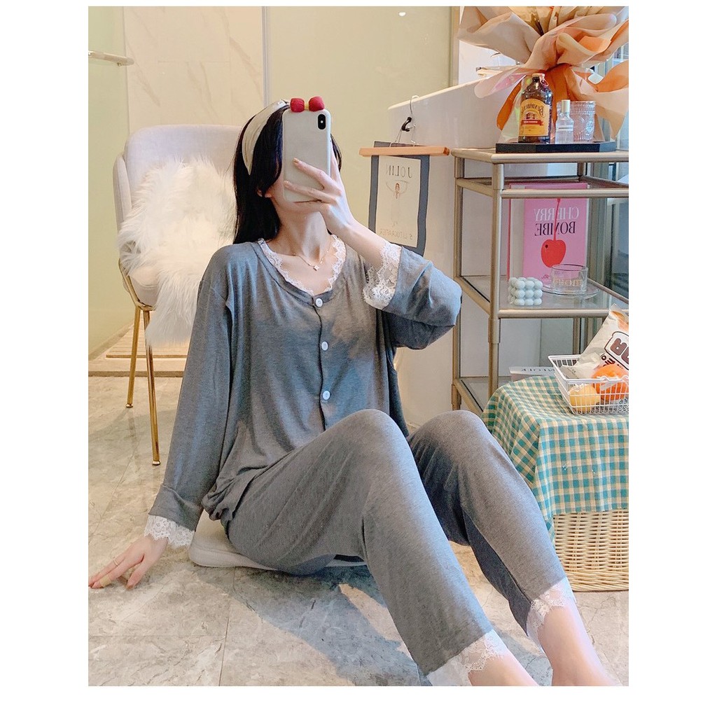 Bộ Bầu Dài Tay Sau Sinh-SAQ128