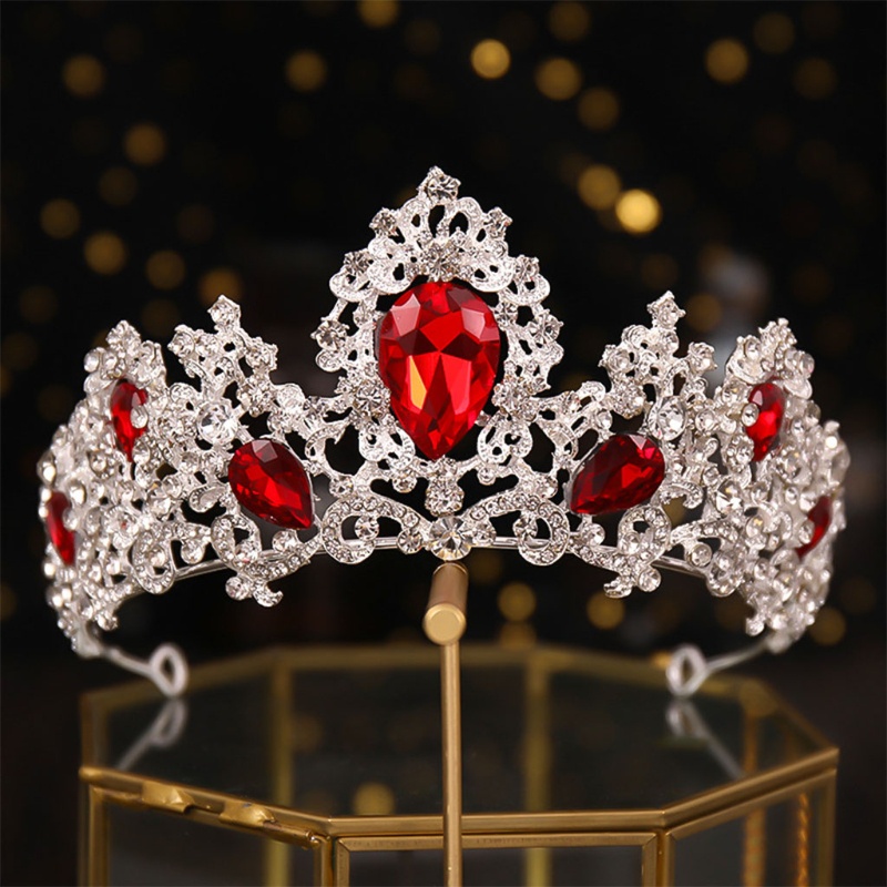 Băng Đô Cài Tóc Bằng Kim Loại Đính Đá Pha Lê Sang Trọng