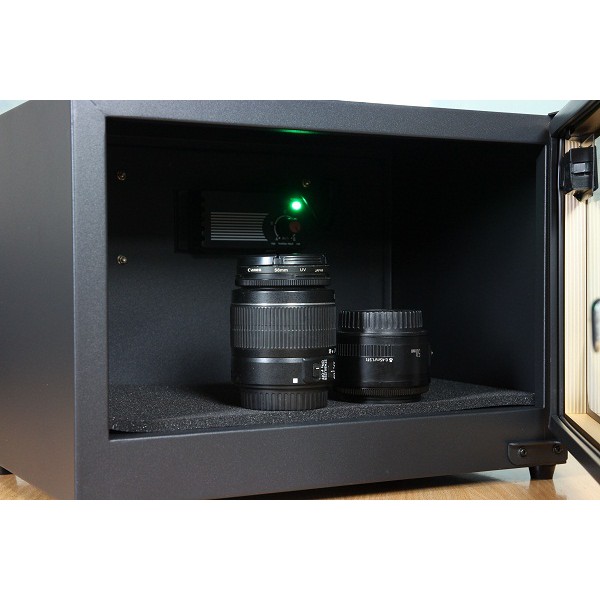 Tủ chống ẩm máy ảnh Nikatei NC-20C Gold ( 20 Lít,màn LCD, độ ẩm:25%-80%,cửa kính có khóa) bảo hành chính hãng 5 năm