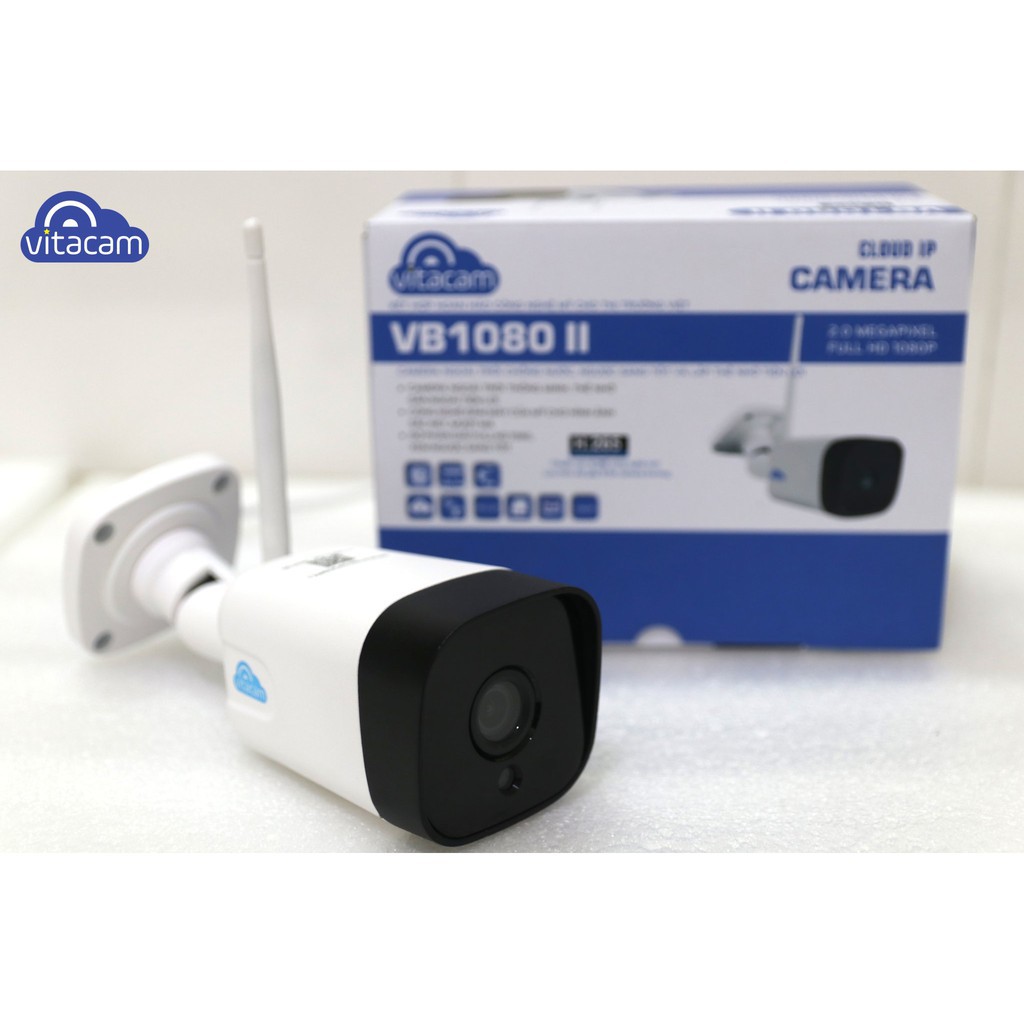 [cavoixanhmart] Camera Vitacam VB1080 II - Camera IP Ngoài Trời 2.0MPx Full HD , H.265X