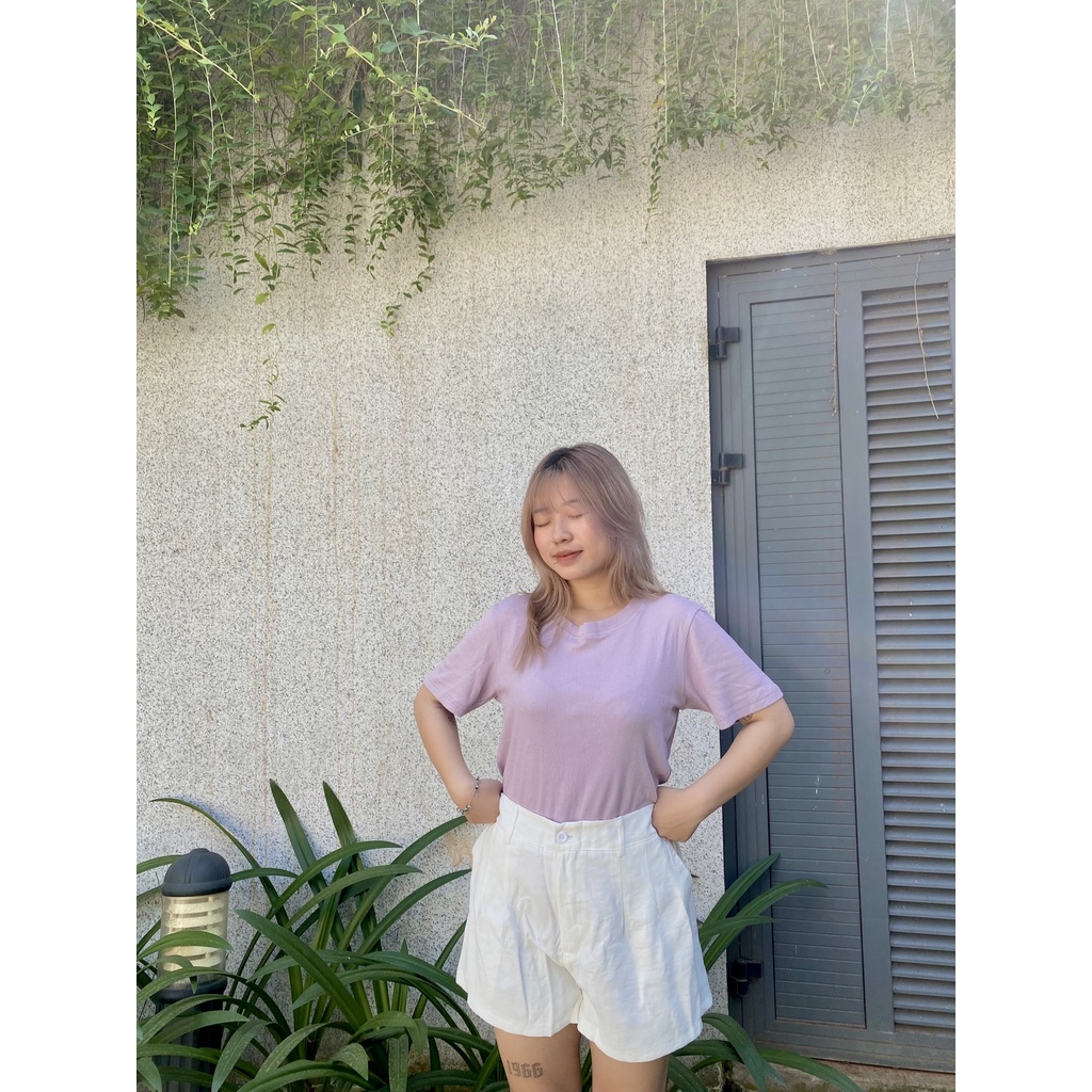 Quần short bigsize xếp ly trắng, đen đẹp mặc ở nhà cho các nàng mũm mỉm MUP bigsize